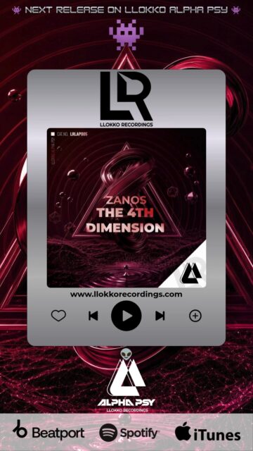 Out Now ! 📢
Artist: Zanos
Single: The 4th Dimension 🌀
Genre: Trance/PSY
Release date: 21.10.2026
Full mix on:
https://on.soundcloud.com/6Wl71P8qoeb84H0RDP
Grab your copy:
https://www.beatport.com/release/the-4th-dimension/7569848
Enjoy :p PSY Trance sound! and
Stay Tuned on LLokko Alpha PSY 👽
#LlokkoRec #edm #trance #trancefamily #trancelovers #psytrance #soundcloud #youtubemusic #beatport #amazonmusic