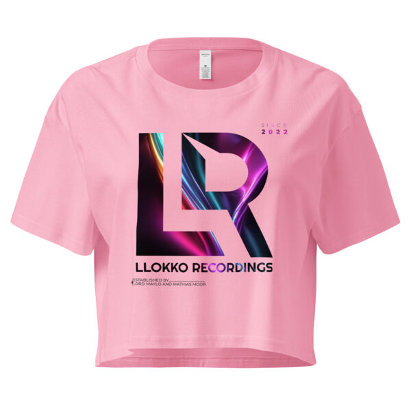 LLOKKO CHROME COLORS - Women’s crop top