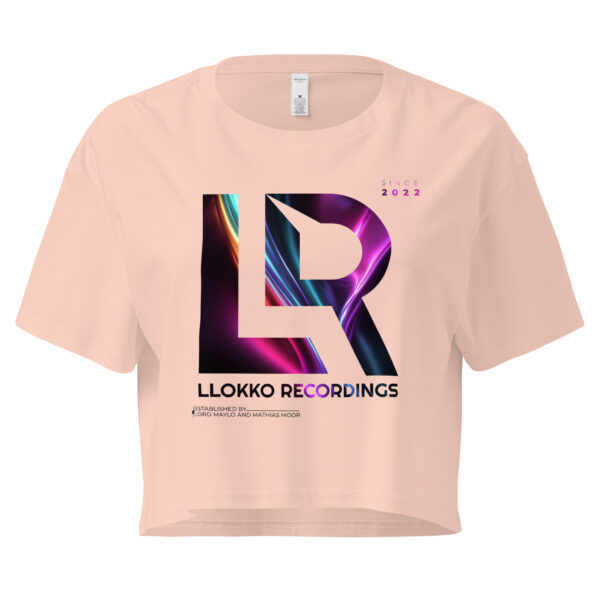 LLOKKO CHROME COLORS - Women’s crop top - Image 3